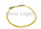 FC/APC - FC/APC οπτικής ίνας μπαλωμάτων κίτρινο καλώδιο 9/125 PVC σκοινιού ενιαίο πρότυπο μονοκατευθυντικό