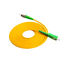 FC APC κίτρινος οπτικής ίνας μπαλωμάτων σκοινιού ενιαίος μονοκατευθυντικός πυρήνας 3,0 καλωδίων τρόπου μονοκατευθυντικός