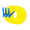 Θωρακισμένο μονοκατευθυντικό κίτρινο χρώμα Sc-Sc μολύβδων σκοινιού μπαλωμάτων οπτικής ίνας