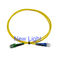PVC/LSZH οπτικής ίνας μπαλωμάτων διπλός ενιαίος τρόπος πολλαπλού τρόπου ινών σκοινιού Lc σε Lc
