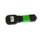 3db θηλυκός πράσινος εξασθενητής Loopback οπτικής ίνας τρόπου Mpo ενιαίος για 12 ίνες