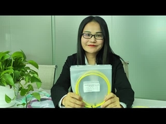 50 μέτρα MTP - MTP MPO fanout καλώδιο μονοδιαχείρισης οπτικού ινώδους καλωδίου άλματος