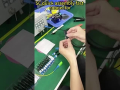 Εγκαταστάσιμο σε πεδίο 90N 2.0mm SC UPC οπτικό καλώδιο