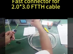 Μπλε SC UPC σύνδεσμος γρήγορης συναρμολόγησης καλυμμένο σύρμα για πλαίσια διανομής