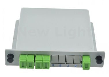 Αγορά Γκρίζος APC 1x4 Sc χρώματος PLC θραυστών τύπος κυματοδηγού παραθύρων επίπεδος για τα συστήματα FTTH online manufacture