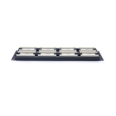 Αγορά Πίνακας Patch 1U 2U Black Metal RJ45 με τερματισμό Krone IDC για διαχείριση καλωδίων Ethernet online manufacture