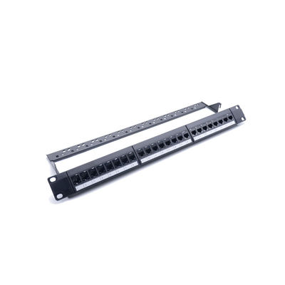 Αγορά Πίνακας Patch Panel 24 θυρών, ύψους 1U, RJ45 με τερματισμό 110/Krone IDC για αποτελεσματική διαχείριση δικτύου online manufacture
