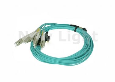 Αγορά 10 μέτρο OM4 12 πυρήνας 3.0mm σακάκι MPO καλωδίων LSZH MPO MTP στο καλώδιο LC online manufacture