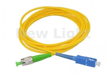 Αγορά FC APC/Sc UPC 3m καλώδιο οπτικών ινών, ενιαία καλώδια μπαλωμάτων ινών τρόπου για τα δίκτυα online manufacture