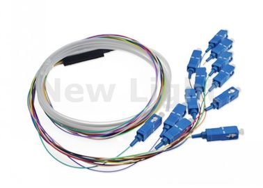 Αγορά Καλώδια 12 ίνα Pigail 0.9mm αλτών οπτικών ινών Sc UPC πυρήνων για τα δίκτυα μετάδοσης στοιχείων online manufacture