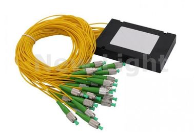 Αγορά APC FTTH FC ενιαίος θραύστης PLC τρόπου 1x32 θραυστών οπτικών ινών με APC FC το συνδετήρα online manufacture