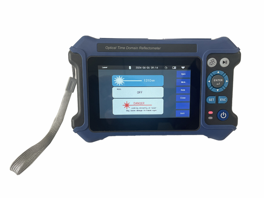 Αγορά Χειροκίνητο OTDR 1310/1550nm 3302k 16 σε 1 οθόνη αφής VFL OPM 26/24dB 100KM online manufacture