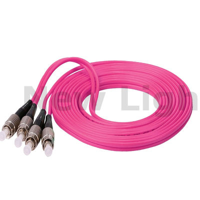 Αγορά Χαμηλή απώλεια εισαγωγής OM4 FC Fiber Patch Cord Duplex Optical Fiber Patch Cable online manufacture