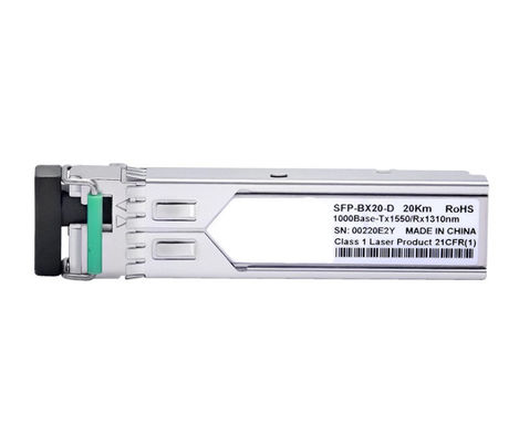 Αγορά 1.25G SFP Fiber Optic Transceiver Module με απόσταση 20KM και χαμηλή κατανάλωση ενέργειας online manufacture