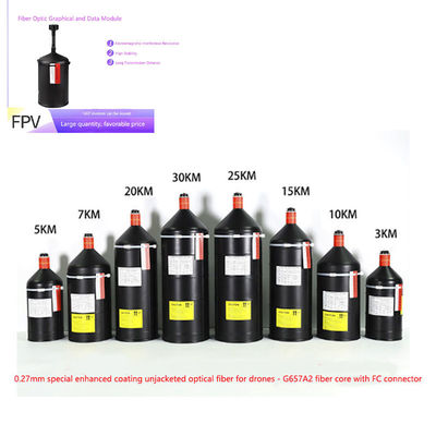 Αγορά Οπτική ίνα UAV στρατιωτικών προδιαγραφών με μετάδοση δεδομένων υψηλής ταχύτητας, ίνα μονής διαμόρφωσης και περίβλημα από κράμα αλουμινίου για αμυντικές επιχειρήσεις online manufacture