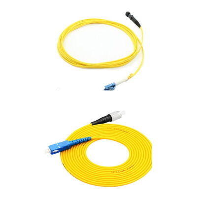 Αγορά 0.9mm Slim έως 3.0mm Rugged Single Mode Fiber Optic Patch Cord με SC LC FC ST Connectors για κέντρο δεδομένων και εξωτερική χρήση online manufacture