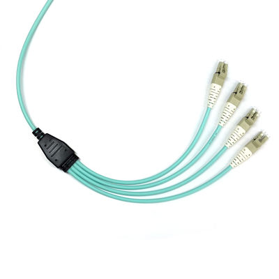Αγορά OM3 LSZH MPO Fiber Cable 8 Fibers Elite Breakout MPO θηλυκό σε LC τύπου Β online manufacture