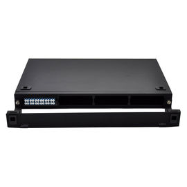 Αγορά 1U η Mountable FHD επιτροπή μπαλωμάτων οπτικών ινών ραφιών κρατά ψηλά σε 4x mtp-24 κασέτες online manufacture