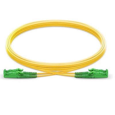 Αγορά E2000 APC Single Mode Duplex Fiber Optic Patch Cord με υλικό LSZH και προσαρμόσιμο μήκος online manufacture
