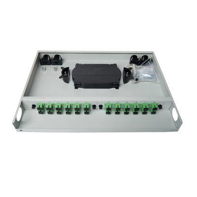 Αγορά 24 ινών SC Connector Συρόμενο Συρτάρι 19-ιντσών Rack Mount Οπτικής Ινας ODF online manufacture
