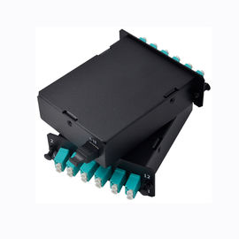 Αγορά Mpo-8 στο ντούμπλεξ 4x LC, ενιαία κασέτα 40G/100G τρόπου FHD MPO 8 ινών OS2 σε 10G/25G online manufacture