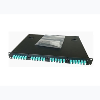 Αγορά 1U Rack Mount 48 Port Fiber Optic Patch Panel με προσαρμογείς SC/FC/ST/LC για LAN υψηλής πυκνότητας online manufacture