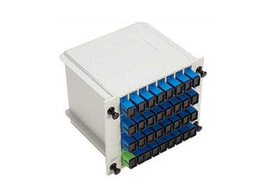 Αγορά Διακλαδωτής οπτικών ινών PLC τύπου Plug-in 1x32 με σύνδεσμο SC για συστήματα FTTX online manufacture