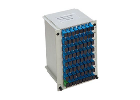 Αγορά 1x64 PLC Οπτικός Διακλαδωτής Fiber Optic Plug-in Τύπου με SC Connector για Συστήματα FTTX online manufacture