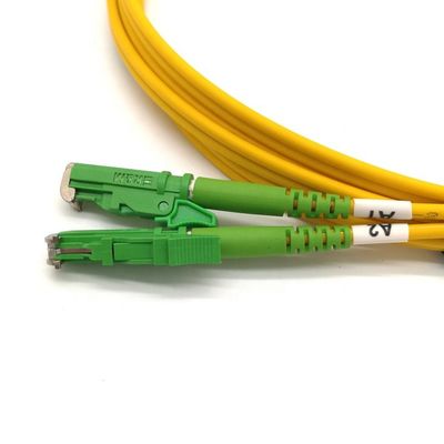 Αγορά E2000 APC Connector Optical Fiber Patch Cord με 9/125um Single Mode και υλικό καλωδίου LSZH online manufacture