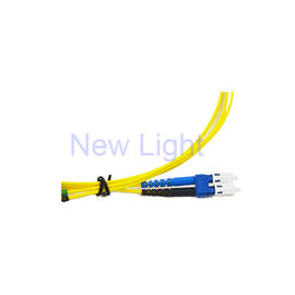 Αγορά Σκοινί Lc μπαλωμάτων ινών FTTH FTTB σε Lc, διπλό ενιαίο καλώδιο μπαλωμάτων οπτικών ινών τρόπου Uniboot online manufacture