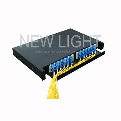 Αγορά 19''/23' Rack Mount Slidable Drawer Fiber Optic Patch Panel με 12/24 πυρήνα για εύκολη διαχείριση καλωδίων online manufacture