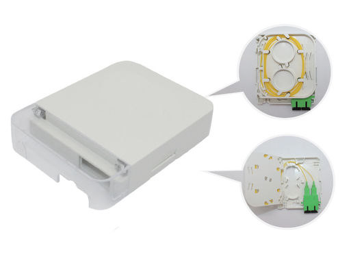 Αγορά Δύο θύρες SC Duplex Fiber Optic Patch Panel Τείχος τοποθέτησης οπτικής ινώσεως Τερματικό κουτί για τη διαχείριση καλωδίων online manufacture