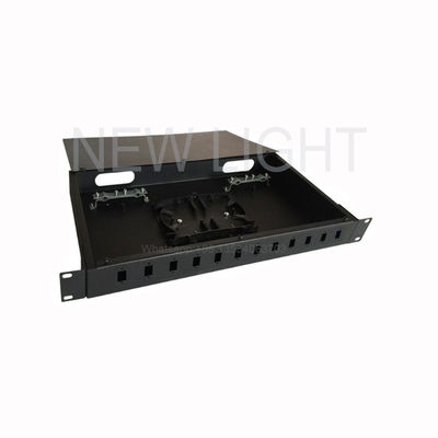 Αγορά Πάνελ σύνδεσης οπτικών ινών 1U Rackmount με 12-48 θύρες και προσαρμογείς SC για διαχείριση οπτικών ινών υψηλής πυκνότητας online manufacture