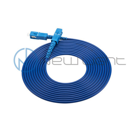 Αγορά SC Indoor Simplex Armored Fiber Optic Patch Cord με Anti-Rat Bite προσαρμοσμένο μήκος και ≤0.3dB απώλεια εισαγωγής online manufacture