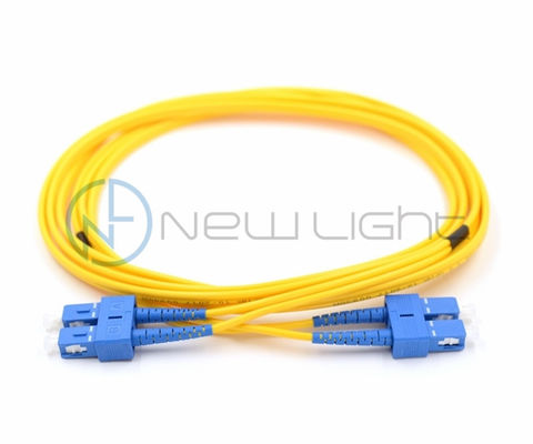 Αγορά 40G Μεταφορά μεγάλων αποστάσεων SC UPC Duplex Fiber Optic Patch Cord για Internet και CATV online manufacture