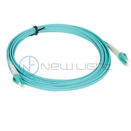 Αγορά ΚΚ σταθμών βάσης Aqua 100G FTTH 50/125 διπλό σκοινί μπαλωμάτων OM4 LC LSZH online manufacture
