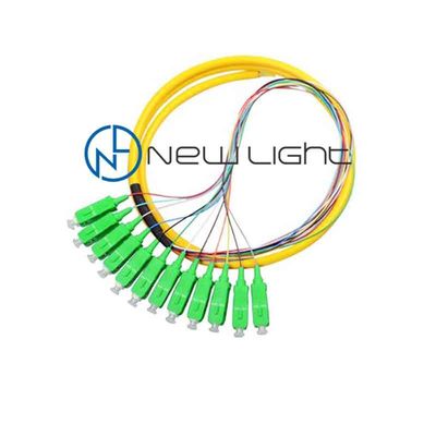 Αγορά 2m LC UPC Simplex OS2 Yellow Fiber Optic Pigtail με διάμετρο 0,9mm χαμηλή απώλεια εισαγωγής και υψηλή απώλεια επιστροφής online manufacture