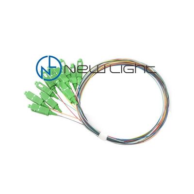 Αγορά 0.9mm 12 πυρήνες LSZH Jacket Fiber Optic Pigtail και Fiber Jumper Cable για δίκτυα υψηλών επιδόσεων online manufacture