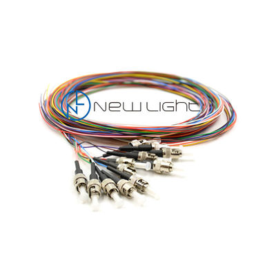 Αγορά 1M LSZH 0,9mm FC UPC/APC 12 Strand Single Mode Fiber Optic Pigtail Cable online manufacture