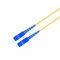 Μπλε διπλό καλώδιο ινών/ενιαίο σκοινί μπαλωμάτων οπτικών ινών Sc τρόπου 1310nm Sc UPC