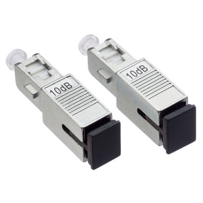 10dB ST FC UPC Μονότυπος οπτικός Attenuator ινών για τηλεπικοινωνίες