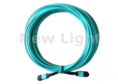 24 πυρήνας/12 APC <0.3dB καλωδίων πυρήνων MPO MTP πράσινοι ενιαίοι άλτες ινών τρόπου