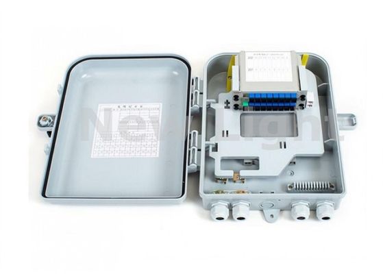 16 Port FTTH Termination Box με υλικό από κράμα PC και προστασία IP55 για διανομή οπτικών ινών