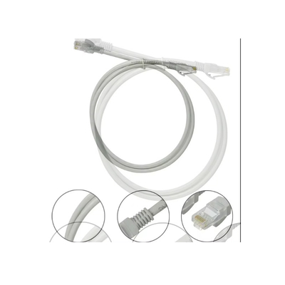 100% δοκιμή συνέχειας Δίκτυο Patch Cord με χρυσό επικαλυμμένα συνδέσμους διπλή προστασία