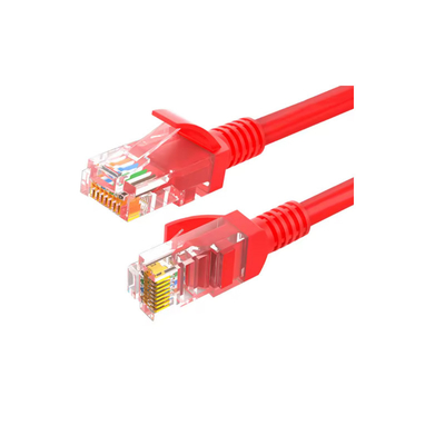 Καθαρό χαλκό 4P UTP Patch Cord 25AWG γυμνό χαλκό καλώδιο 3u Χρυσό επιχρισμένο UL πιστοποιημένο