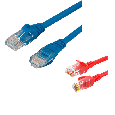 Υπερκαθαρό χαλκό Cat7 Patch Cord Χρυσό επιχρυσωμένο σύνδεσμο UL πιστοποιημένο 100% δοκιμή συνέχειας