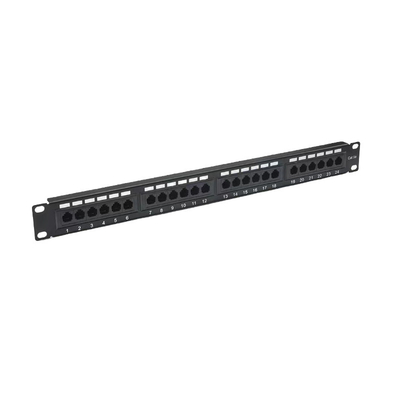 Μεταλλικά προστατευμένο RJ45 Ethernet Patch Panel Cat5e/Cat6/Cat6a/Cat7 συμβατό με το RoHS/UL/CE πιστοποιημένο