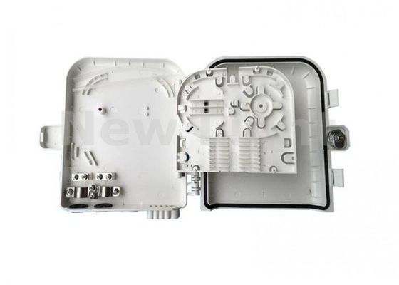 Αδιάβροχο 8 πυρήνες FTTH τερματισμό κουτί με ABS υλικό τοίχος Mount Fiber Optic τερματισμό κουτί