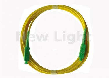Εύκολη ενιαία πρότυπη 3.0mm μπαλωμάτων ινών Instalation Sc στο Sc διάμετρος καλωδίων μήκος 1 μέτρου