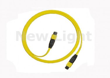 5 μέτρο καλώδιο τύπων 9/125 Β MPO σε MPO, ενιαίο καλώδιο οπτικών ινών τρόπου 12 πυρήνων